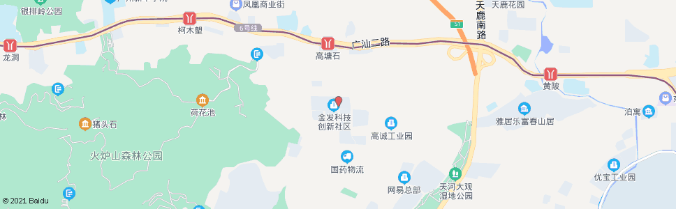 广州高普路高科路口_公交站地图_广州公交_妙搜公交查询2025