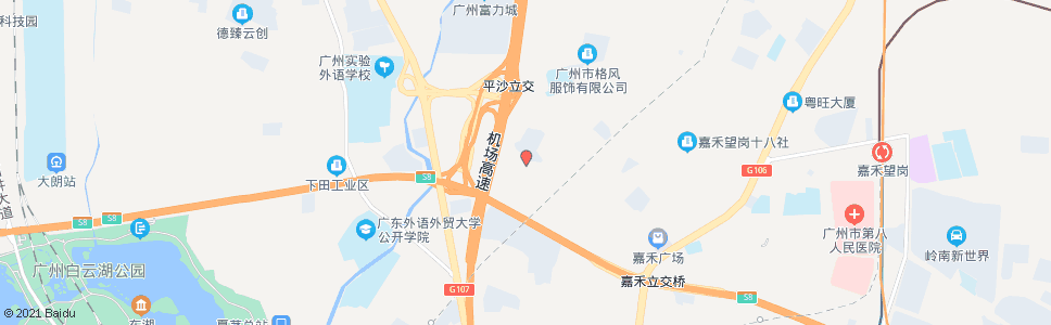 广州园坛岭路总站(地质调查院)_公交站地图_广州公交_妙搜公交查询2024