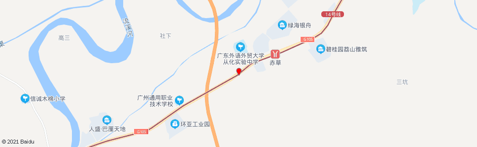 广州邓村路口_公交站地图_广州公交_妙搜公交查询2025