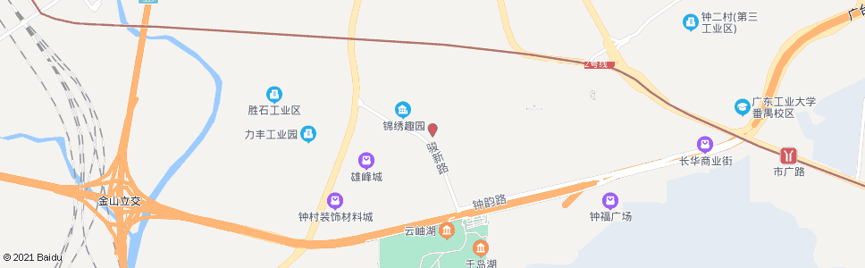 广州钟村小学_公交站地图_广州公交_妙搜公交查询2025