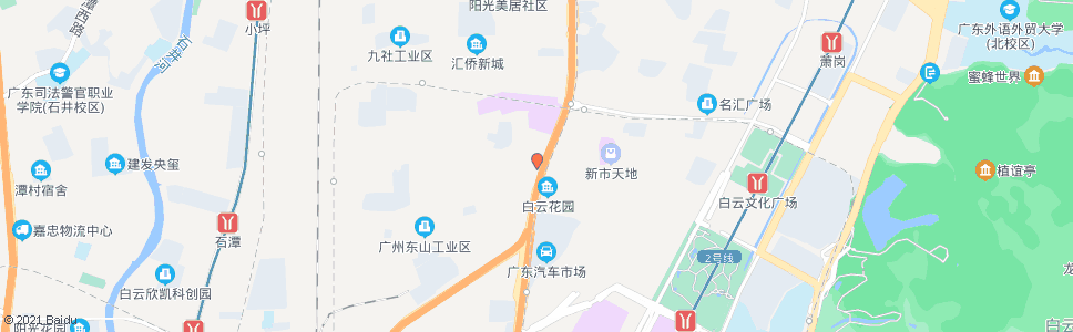 广州新市新街口_公交站地图_广州公交_妙搜公交查询2025