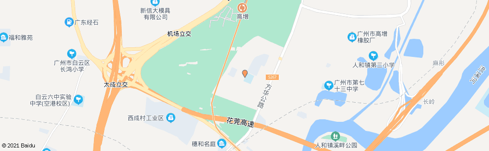 广州人和华成路(新村公园)_公交站地图_广州公交_妙搜公交查询2024