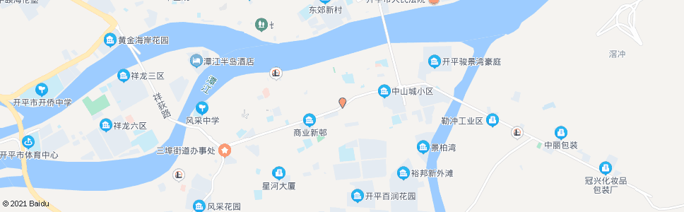 江门果园村站_公交站地图_江门公交_妙搜公交查询2024