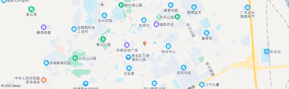 江门新会公安局_公交站地图_江门公交_妙搜公交查询2024