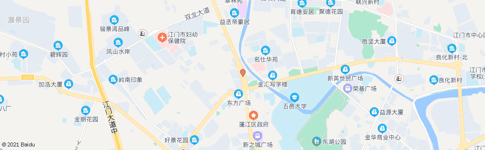 江门建银大厦_公交站地图_江门公交_妙搜公交查询2024