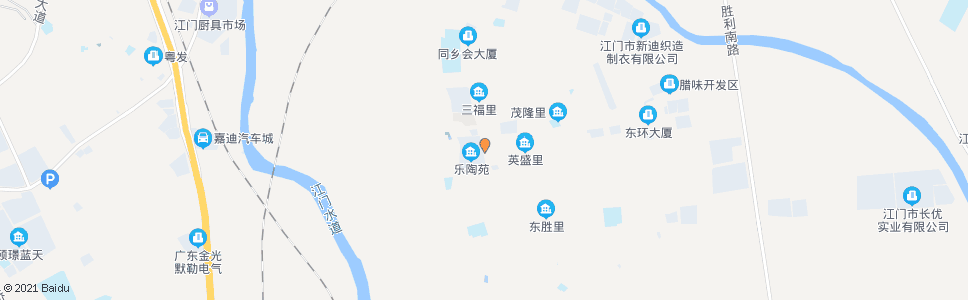 江门五四村_公交站地图_江门公交_妙搜公交查询2024