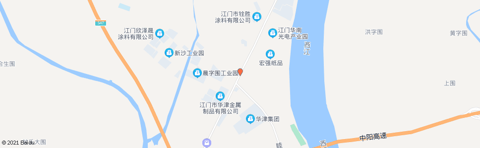 江门新沙工业园区_公交站地图_江门公交_妙搜公交查询2024