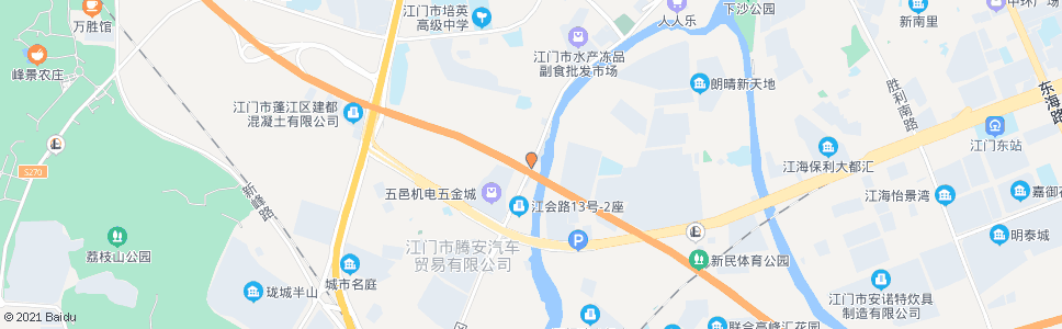 江门江咀水闸_公交站地图_江门公交_妙搜公交查询2024