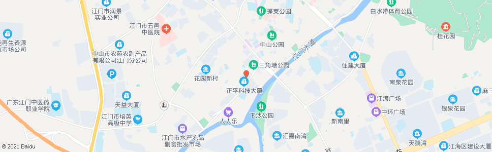 江门华侨中学_公交站地图_江门公交_妙搜公交查询2024