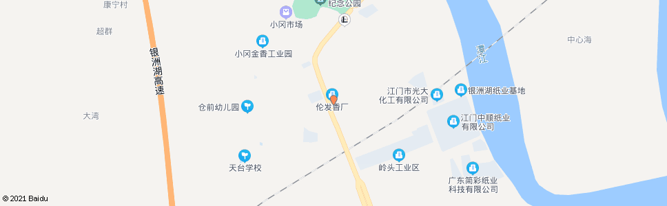 江门忠孝村_公交站地图_江门公交_妙搜公交查询2024