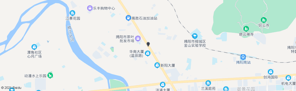 揭阳华南大酒店_公交站地图_揭阳公交_妙搜公交查询2024