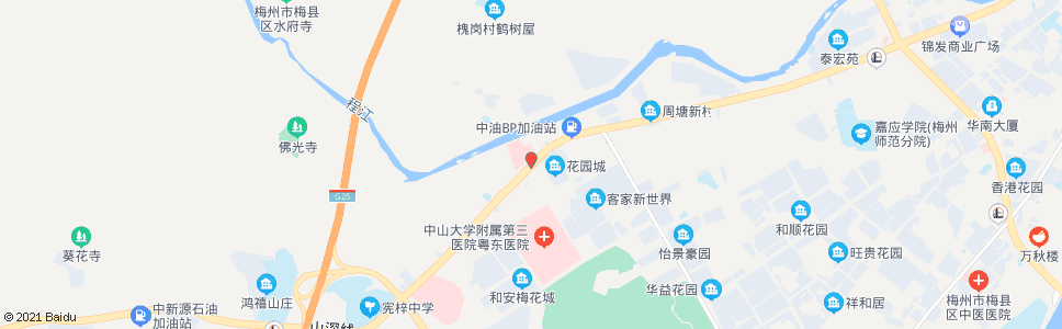 梅州铁卢桥医院_公交站地图_梅州公交_妙搜公交查询2024