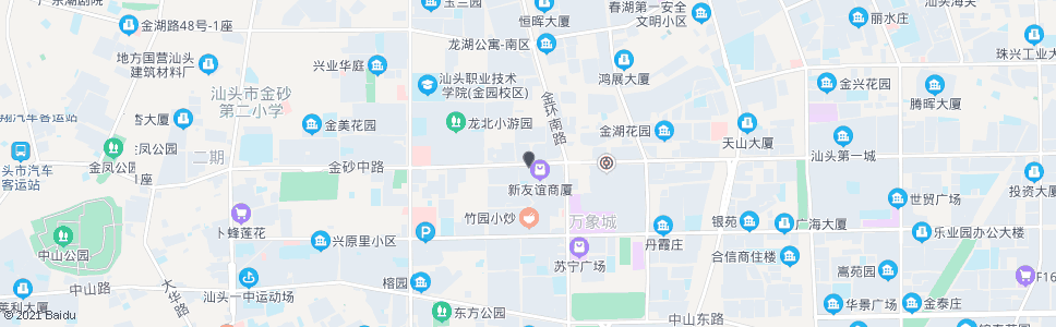 汕头君华大酒店_公交站地图_汕头公交_妙搜公交查询2024