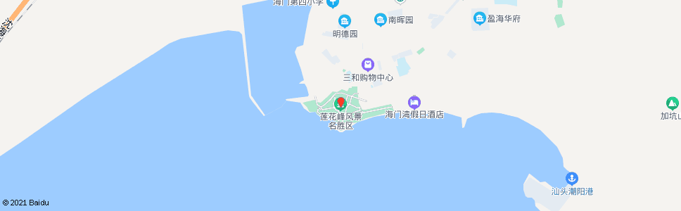 汕头海门莲花峰_公交站地图_汕头公交_妙搜公交查询2024