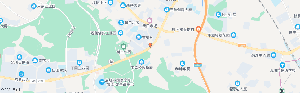 深圳吉坑村口_公交站地图_深圳公交_妙搜公交查询2024