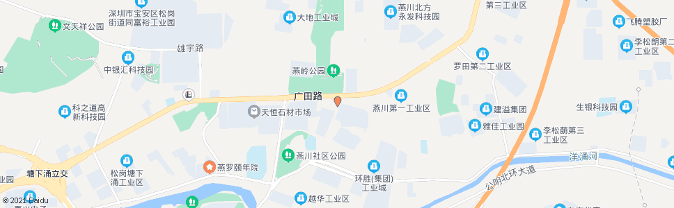 深圳燕川综合市场_公交站地图_深圳公交_妙搜公交查询2025