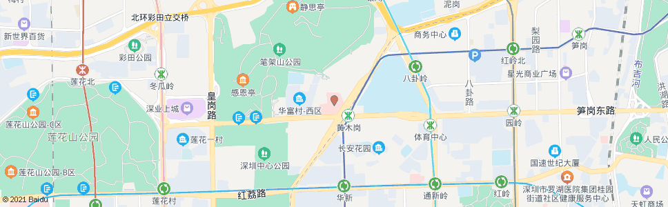 深圳市二医院_公交站地图_深圳公交_妙搜公交查询2024