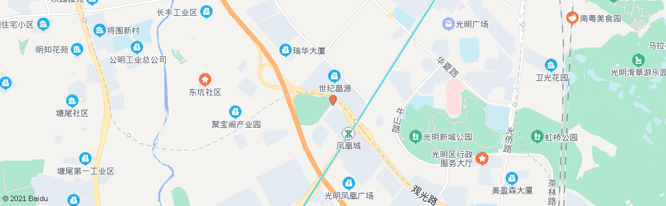 深圳平板显示园_公交站地图_深圳公交_妙搜公交查询2024