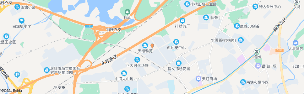 深圳横岗中学_公交站地图_深圳公交_妙搜公交查询2025