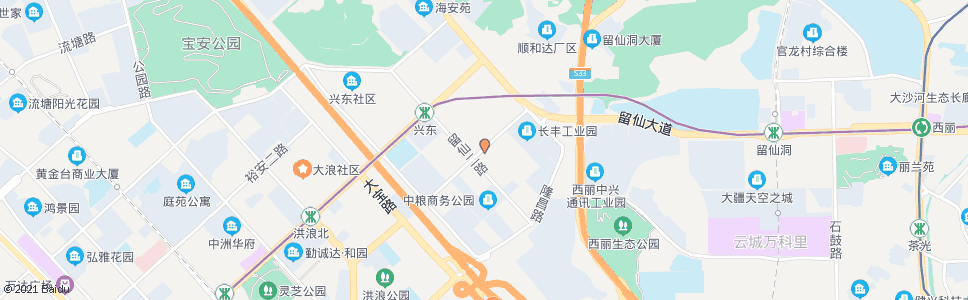 深圳留仙二路公交总站_公交站地图_深圳公交_妙搜公交查询2025