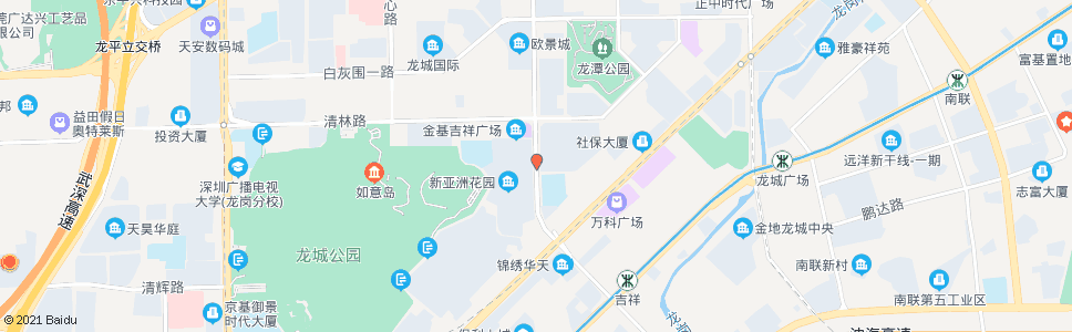 深圳新亚洲花园_公交站地图_深圳公交_妙搜公交查询2025