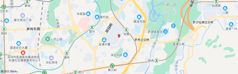 深圳怡景小学_公交站地图_深圳公交_妙搜公交查询2025