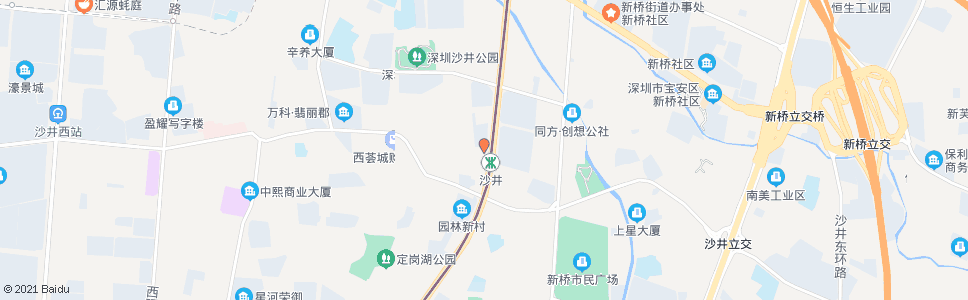 深圳壆岗市场_公交站地图_深圳公交_妙搜公交查询2025