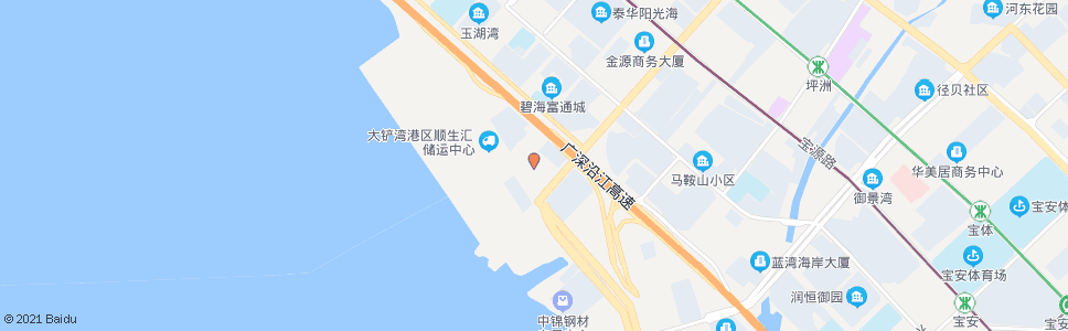 深圳海灏华庭_公交站地图_深圳公交_妙搜公交查询2024