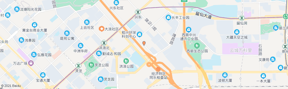 深圳留仙一路_公交站地图_深圳公交_妙搜公交查询2025