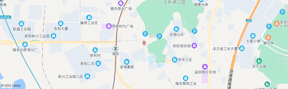 深圳立新福州大道路口_公交站地图_深圳公交_妙搜公交查询2024