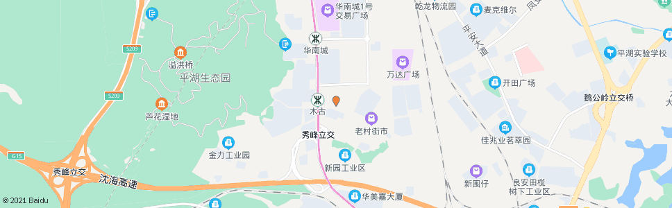 深圳新木小学_公交站地图_深圳公交_妙搜公交查询2024