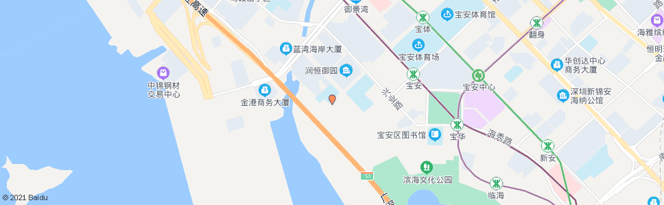 深圳海韵学校南门_公交站地图_深圳公交_妙搜公交查询2025