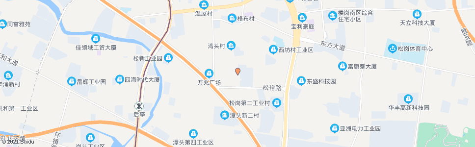 深圳南岸村市场_公交站地图_深圳公交_妙搜公交查询2025