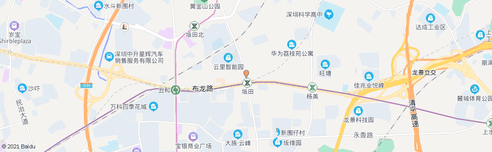 深圳杨马市场_公交站地图_深圳公交_妙搜公交查询2025