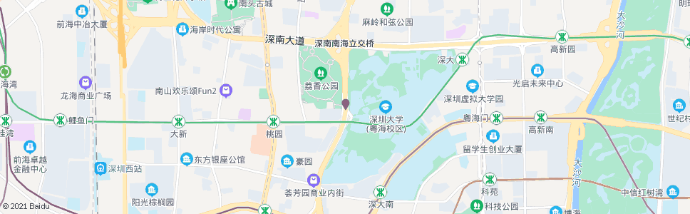 深圳深圳大学_公交站地图_深圳公交_妙搜公交查询2025