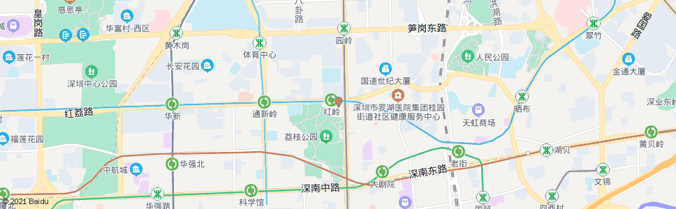 深圳红岭南路2_公交站地图_深圳公交_妙搜公交查询2024