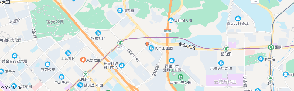 深圳长丰工业园_公交站地图_深圳公交_妙搜公交查询2025