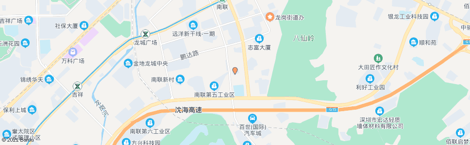 深圳龙新派出所_公交站地图_深圳公交_妙搜公交查询2025