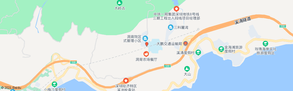 深圳洞背村_公交站地图_深圳公交_妙搜公交查询2025