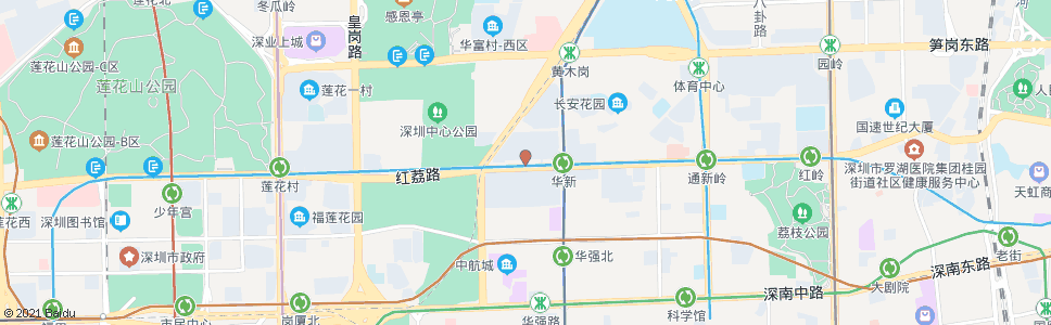 深圳华新村总站_公交站地图_深圳公交_妙搜公交查询2025