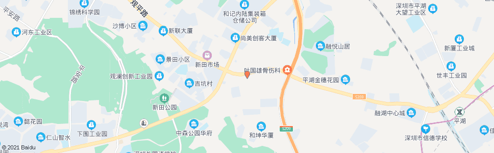 深圳辅城坳村委_公交站地图_深圳公交_妙搜公交查询2024