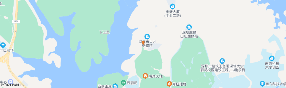 深圳麒麟山庄接待处_公交站地图_深圳公交_妙搜公交查询2024