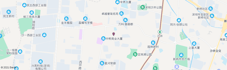 深圳大兴新村_公交站地图_深圳公交_妙搜公交查询2025