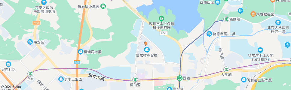 深圳官龙村_公交站地图_深圳公交_妙搜公交查询2024