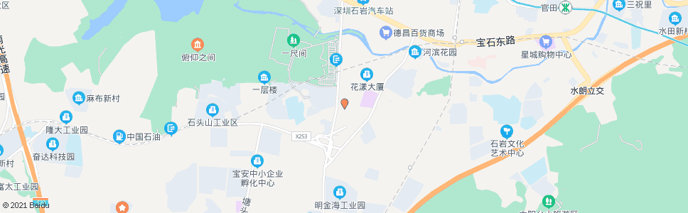 深圳石岩新村_公交站地图_深圳公交_妙搜公交查询2024