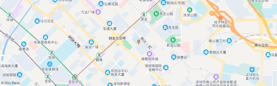 深圳新安中学_公交站地图_深圳公交_妙搜公交查询2025