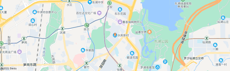 深圳水库新村2_公交站地图_深圳公交_妙搜公交查询2024