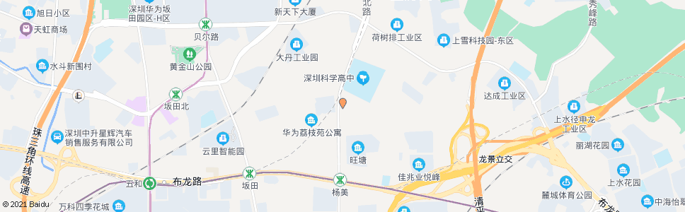 深圳荔枝苑东区西门_公交站地图_深圳公交_妙搜公交查询2025