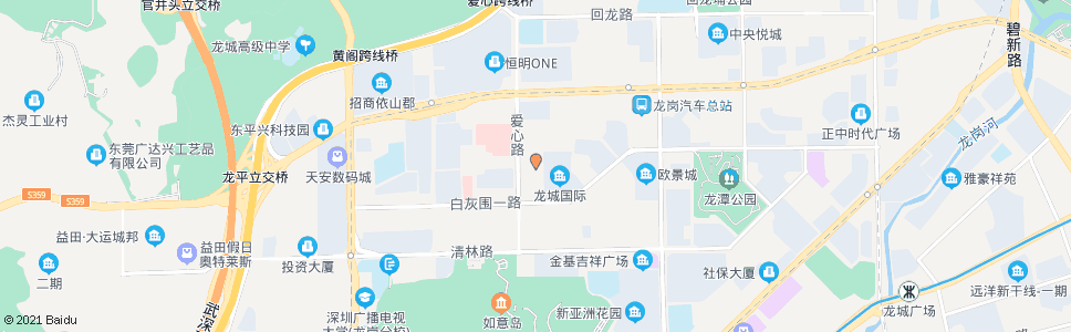 深圳龙岗实验学校_公交站地图_深圳公交_妙搜公交查询2025