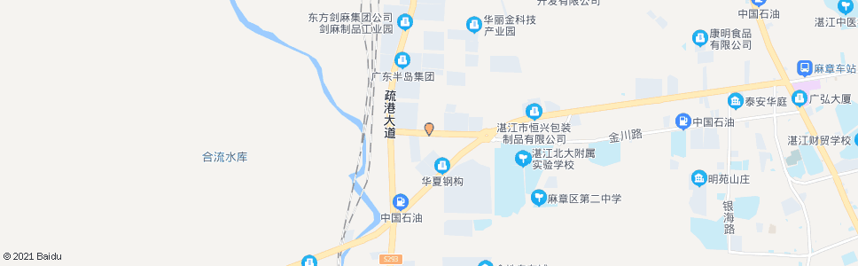 湛江奥威制冷公司_公交站地图_湛江公交_妙搜公交查询2024